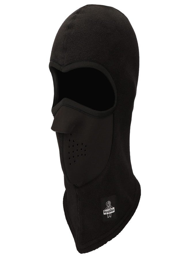 RefrigiWear Arctic Clava - Warm NeoFleece Moisture Wicking Windproof Waterproof Cold Weather Balaclava Face Mask (Black, Small/Medium) - Image 1